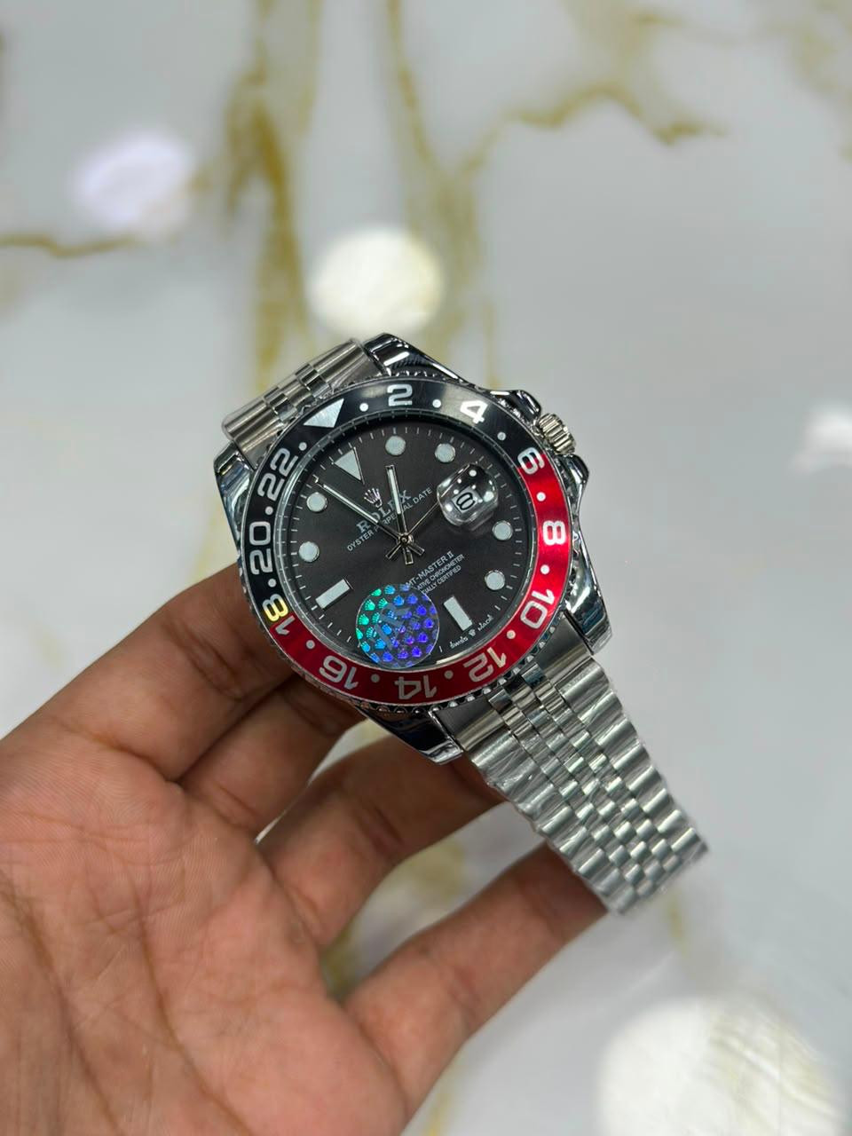 GMT Semi-Automatic Watch – Stainless Steel Chain