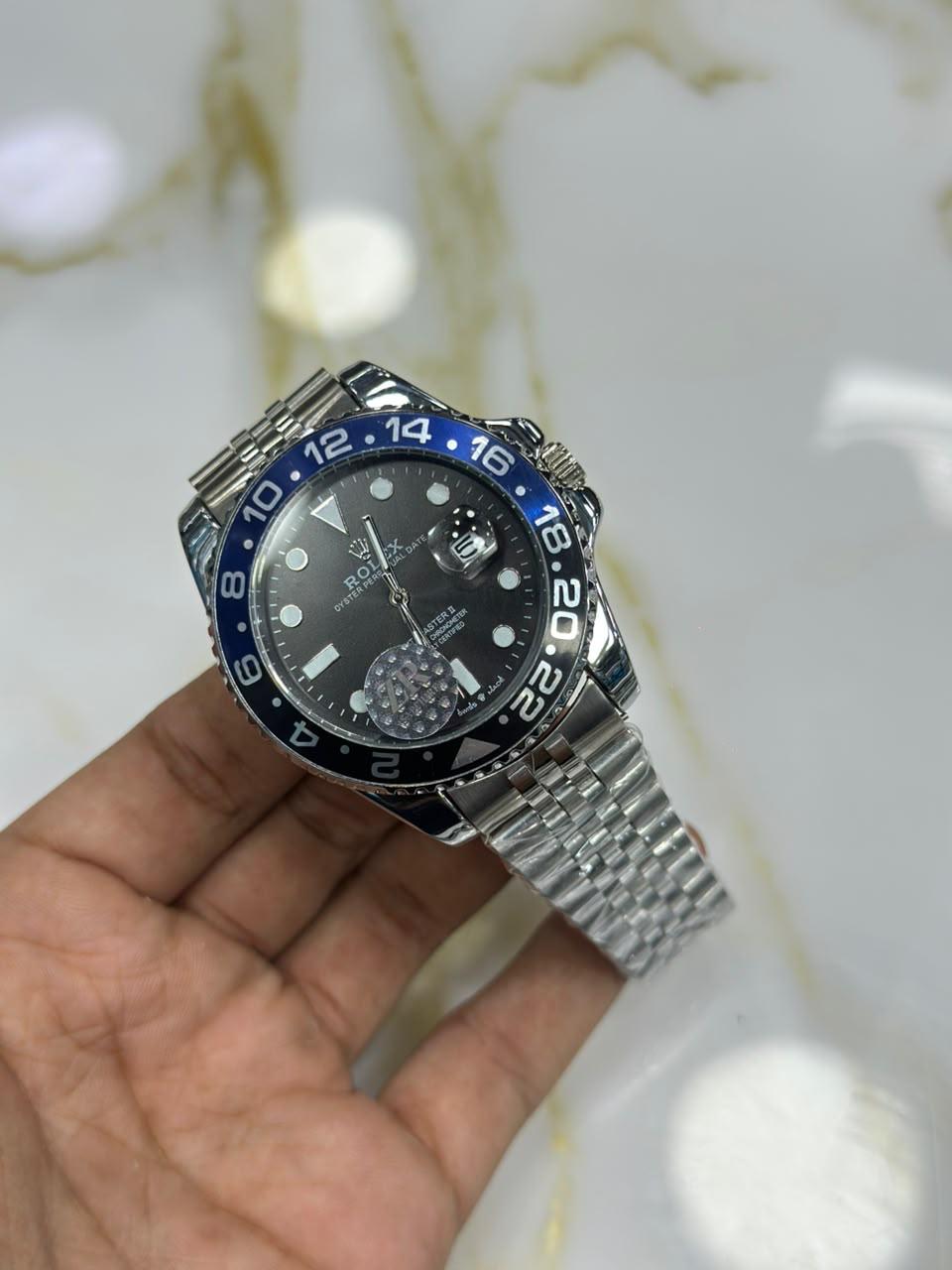 GMT Semi-Automatic Watch – Stainless Steel Chain