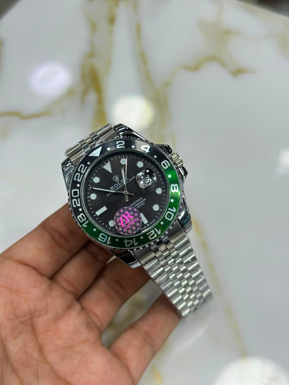 GMT Semi-Automatic Watch – Stainless Steel Chain