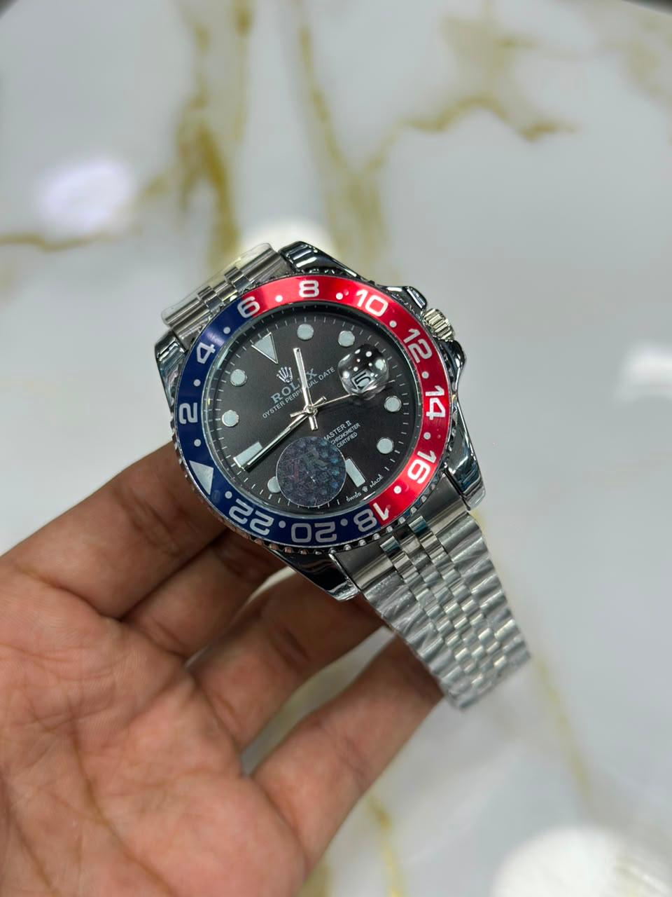GMT Semi-Automatic Watch – Stainless Steel Chain